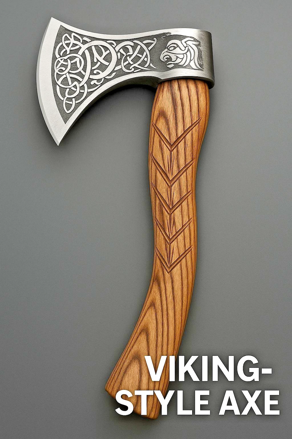 Handmade Viking-style Ash Wood Engraved Axe forged Steel Decorative & Functional
Opens in a new wind