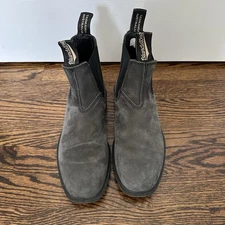 Blundstone Rustic Black Leather Chelsea Boots Ankle Classics 587 Sz 6 US 3AU