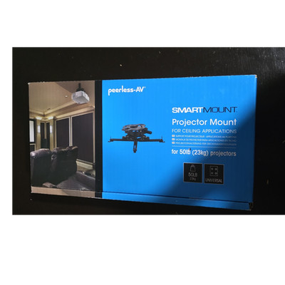 Peerless-AV SmartMount Universal Ceiling Projector Mount Black VESA 75/100/200
