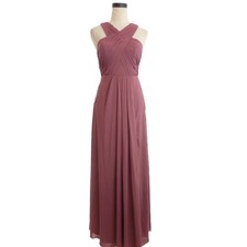 NWT Azazie Brandie Desert Rose Formal Maxi Dress A4 Bridesmaid Prom Gown