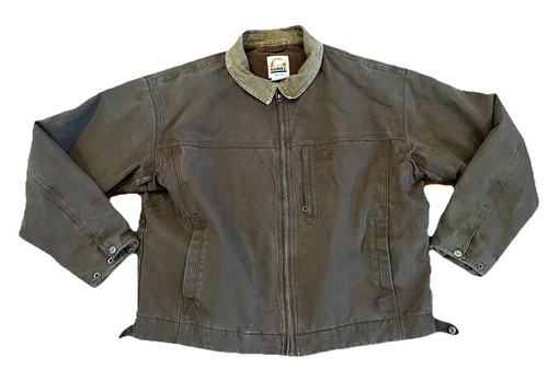 Chaqueta Abrigo Sorel Lona Tareas Cremallera Peso Pesado Aislante Para Hombres XL