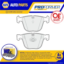 Brake Pads Set fits BMW X5 M50d E70, F15 3.0D Rear 11 to 18 Proformer New