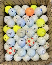 100 Used Practice/HitAway Golf Balls