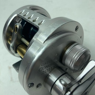 Used SHIMANO Bait reel 09 Calcutta Conquest 201DC 02282 Box and