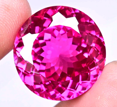 Flawless Rare Natural Pink Rhodolite Garnet Raspberry48.15 Ct Certified Gemstone