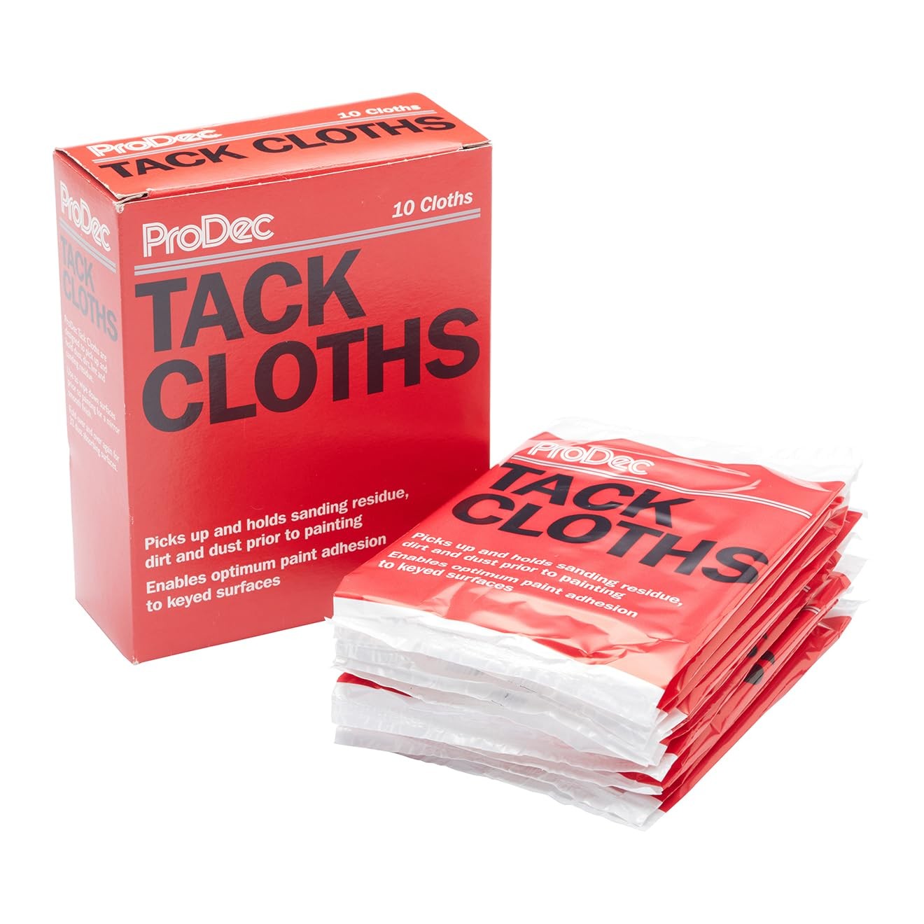 ProDec Tack Cloths for Removing Dust, Dirt and Debris From Surfaces Prior to ...