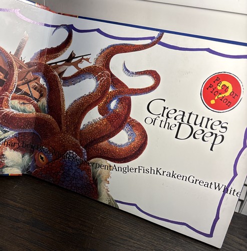 Creatures of the Deep Pop Up Book 1st Edition 2008 Rare POP-UPS Sea Monsters - Picture 4 of 14