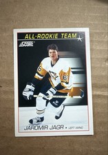 1991-92 Score American - All-Rookie Team Jaromir Jagr #351 Rookie