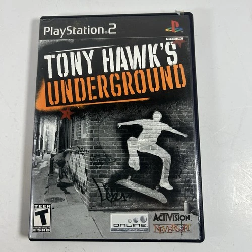 Tony Hawk's Underground (PlayStation 2,  2003) Manual Included