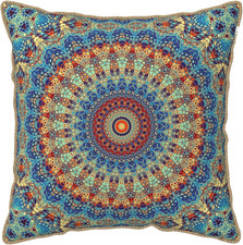 Boho Mandala Floral Velvet Throw Pillow Covers Home Deco Pillowcase Square Pillo