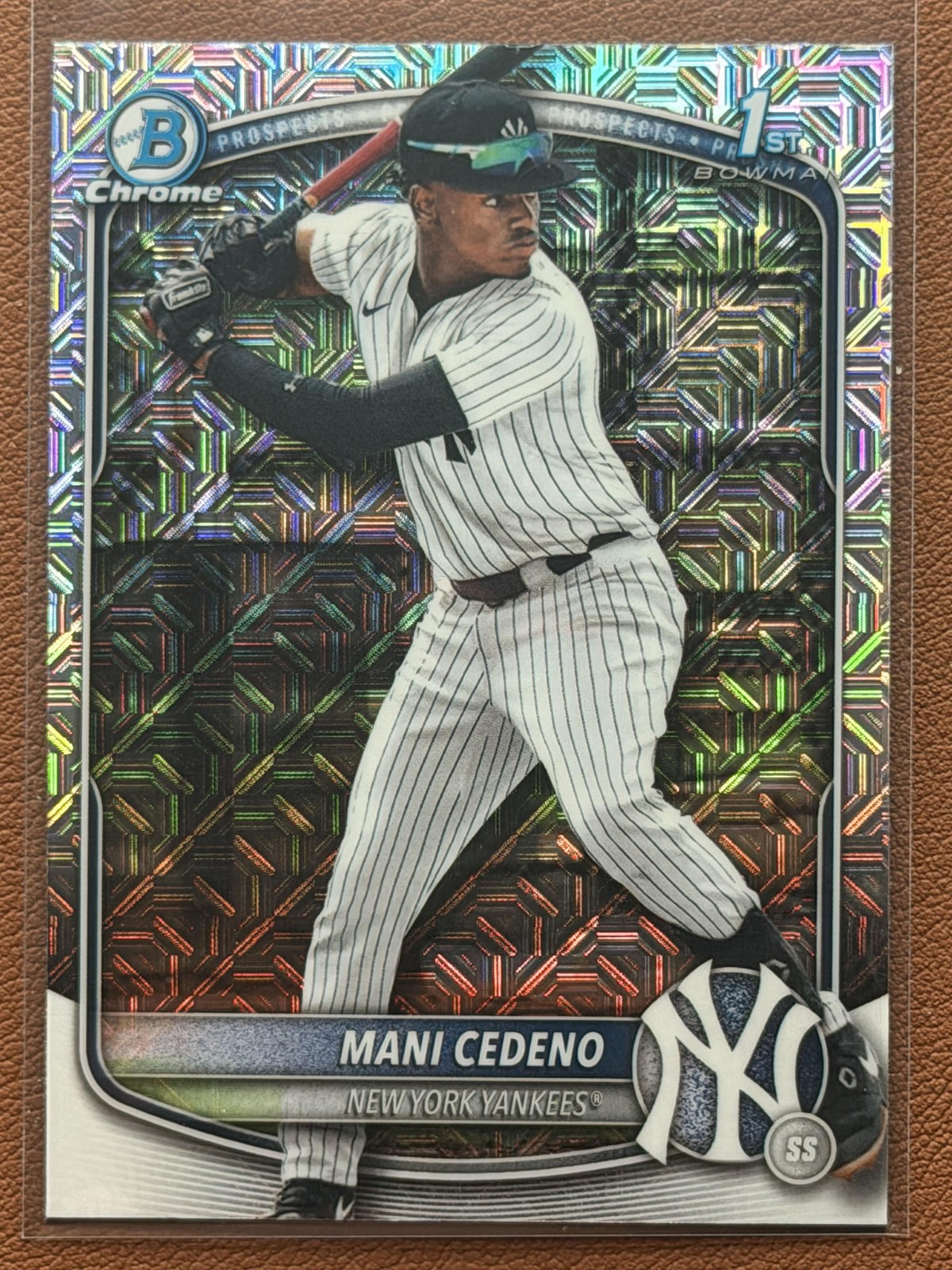 2025 Bowman Chrome Mani Cedeno #BCP-199 Prospects Mojo