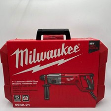 Milwaukee 5262-21 " 8 AMP SDS Plus Kit de martillos rotativos con cable usado - A