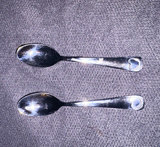 Gerber Stainless Steel Baby Spoons Set of 2 Heart Handle Silver 4 Months
