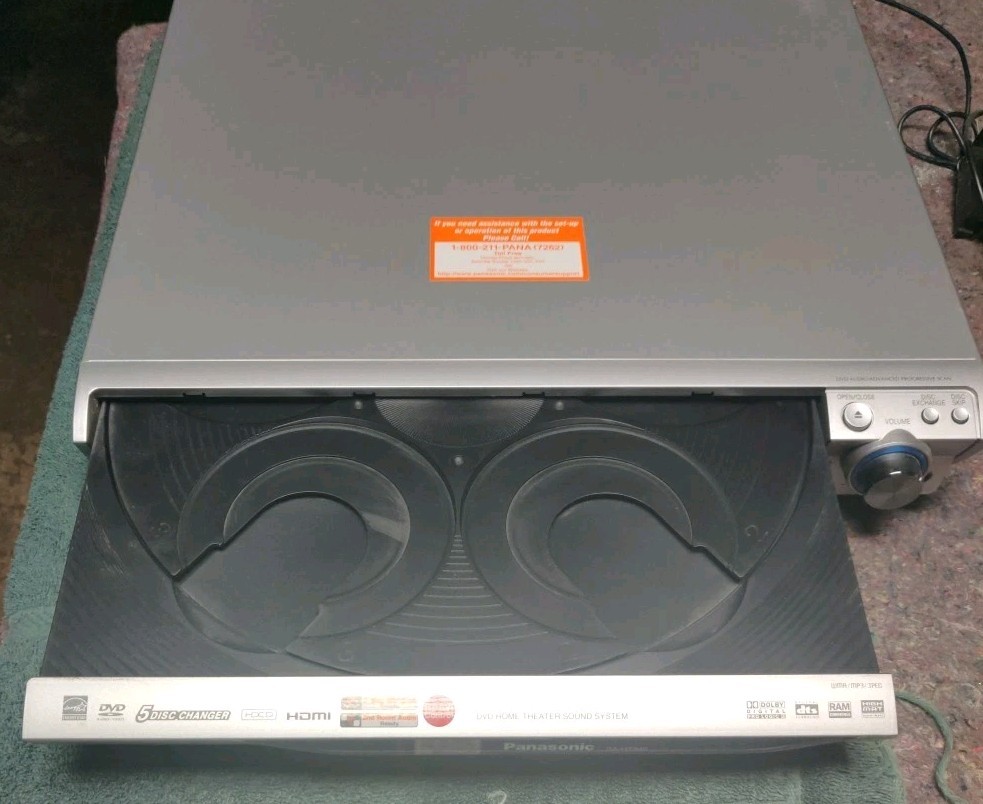 Panasonic Sa-ht940 5 Disc DVD CD Player Home Theater