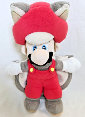 Super Mario Brothers U Flying Squirrel Red Mario Plush Doll Nintendo 2013