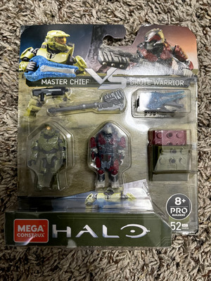 NEW Mega Construx Halo Infinite Master Chief vs Brute Warrior Figure 2 Pack