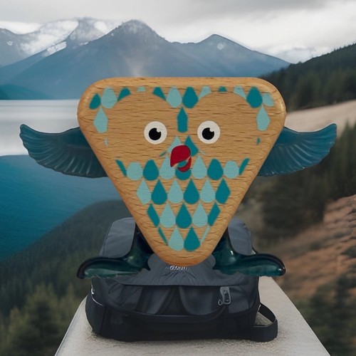 Fisher Price Wooden Toys Shape-imals Owl Playset Pre-Owned.