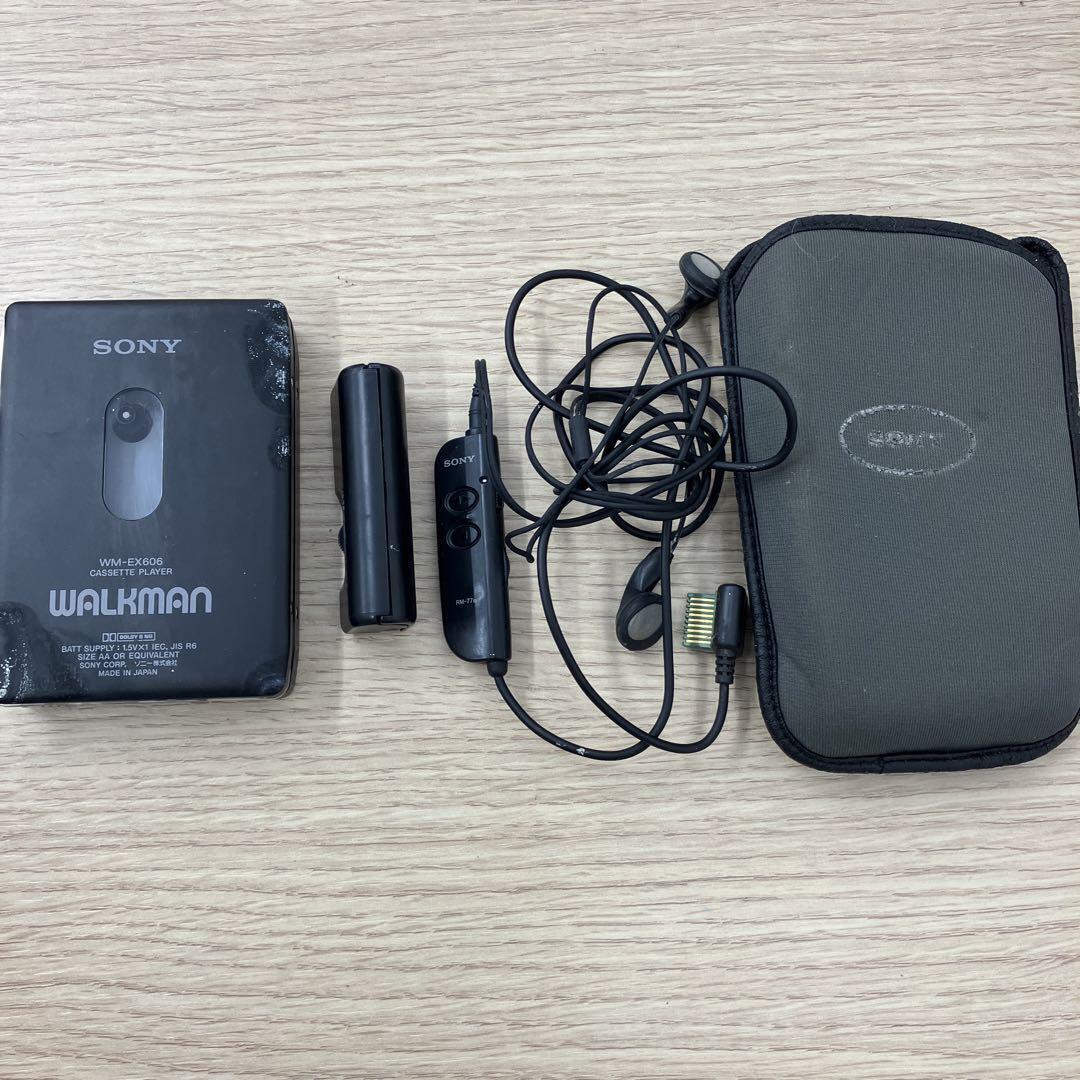 SONY Walkman WM-EX606 Portable Stereo Cassette Player Junk SONY Walkman WM-EX606 Portable Stereo Cassette Player Junk