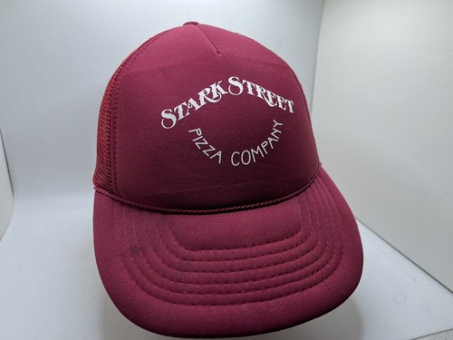 Stark Street Pizza Hat Baseball Cap One Size Red