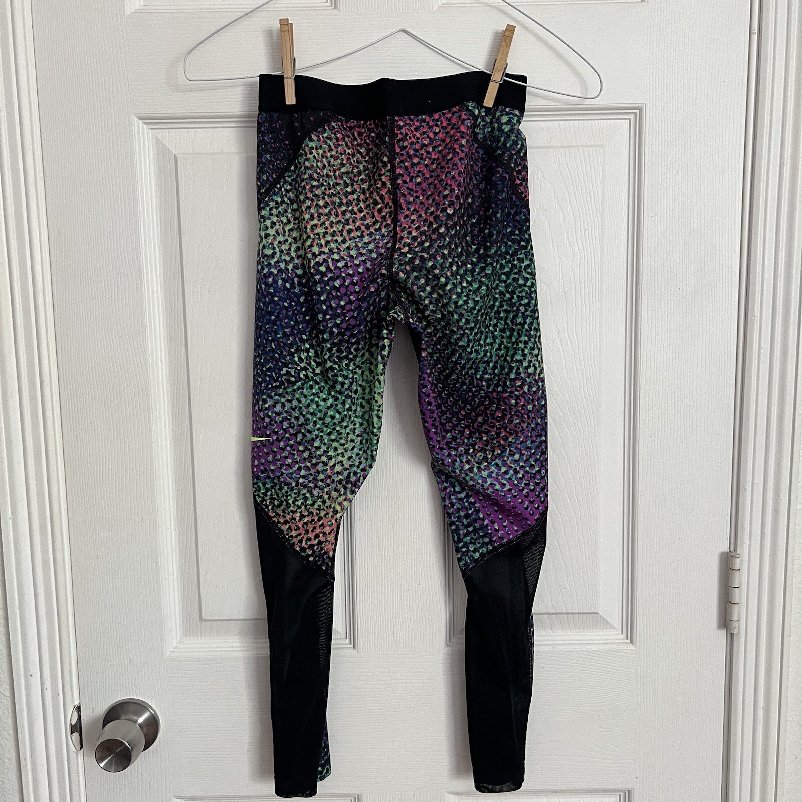 Nike Pro Hypercool Multicolor Print, Black Sheer … - image 7