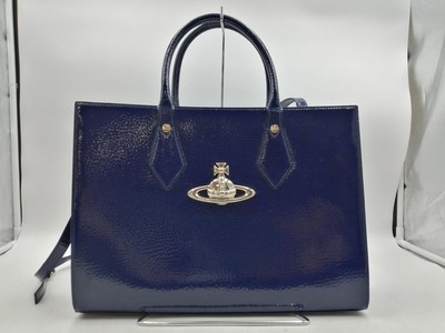Vivienne Westwood 2WAY Bag Navy 13.7 inch | eBay