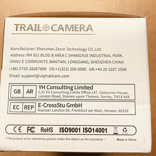 Trail Camera 2.7K HD, 28MP IP66 2.0” TFT-LCD Screen, IR Filter, PIR 90 Degree - Picture 5 of 6