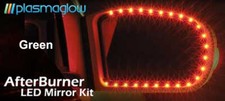Green Afterburner LED Mirror Accent Kit Fits all mirrors 2 Per Pack Plasmaglow
