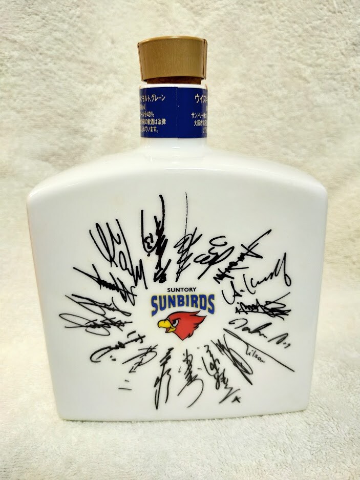 ウイスキー SUNTORY SUNBIRDS  750ml empty) SUNTORY WHISKY SUNBIRDS Commemoration of Champion V
