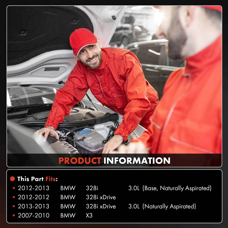 Compresor de aire acondicionado con polea de 6 ranuras para BMW 328i xDrive 2012-2013 X3 2007-2010 3,0 Foto 2 de 4