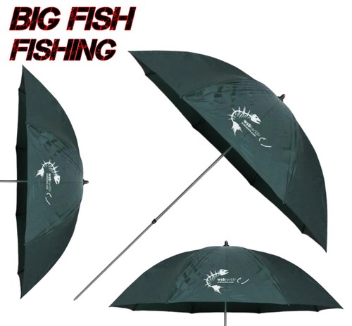 WSB Ombrello da Pesca Grande Inclinabile Blocco Angolare Brolly da Pesca - Foto 1 di 2