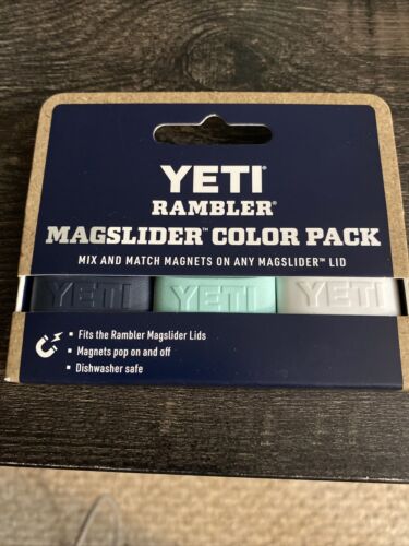 YETI RAMBLER MAGSLIDER COLOR PACK Set of 3 (Navy Seafoam White)  NEW! 3648 - Afbeelding 1 van 1