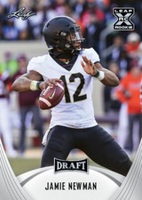 Jamie Newman 25 count lot 2021 Leaf Draft Football Rookies XRC RCs