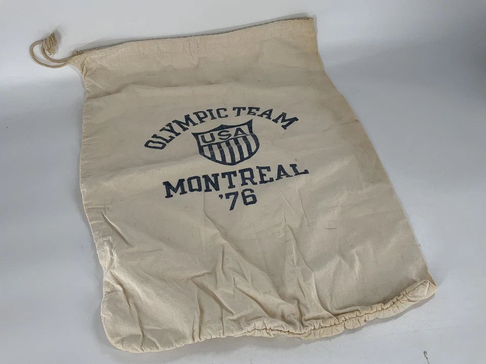 Bolso de Mano Montreal Vintage 1976 Equipo Olímpico de Estados Unidos Edición 18.5”x25” YGI D3-215 Foto 2 de 4