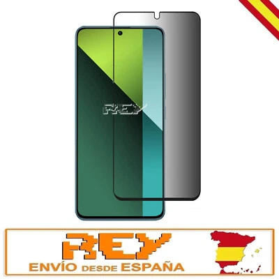 REY Protector Anti Espía para XIAOMI REDMI NOTE 13 PRO 5G Cristal Templado e52