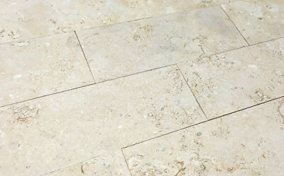 3x8 Jerusalem Stone Honed Finish Limestone Floor and Wall Tile (Pack of 10)