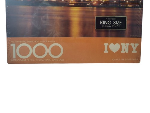 Springbok Vintage 1975 I ❤️ NY 1000 Piece Jigsaw Puzzle (Factory Sealed) - Picture 2 of 8