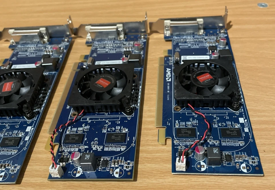 Lot of 5 AMD Radeon HD6350 512MB 109-C09057-00 PCI-E Low Profile Graphics Card - Image 2 of 4