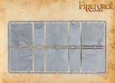 FIREFORGE GAMES DV003  CAVALRY BASES 6 (50 mm x 50 mm) + 4 (25 mm x 50 mm)