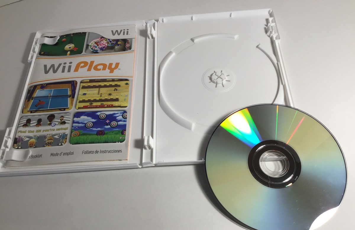 Wii Play (Nintendo Wii, 2007) Complete in Box Excellent