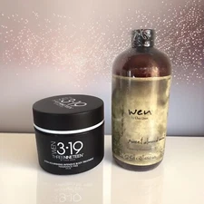 WEN Sweet Almond Mint Cleansing Conditioner 16oz and Intensive Body Treatment ￼