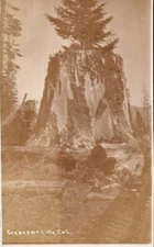 Vintage RPPC View Of Crescent City CA California Real Photo Postcard 1910s 1920s