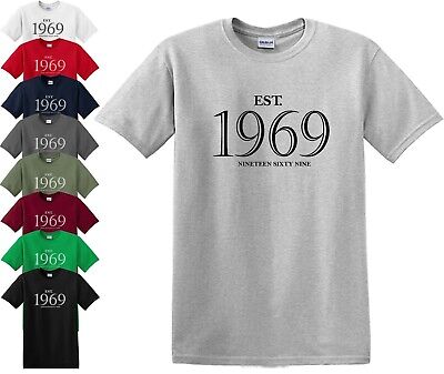 1969 Tshirt : Vintage 50th Birthday Anniversary Gift T-Shirt 1969 Tshirt : Vintage 50th Birthday Anniversary Gift T-Shirt