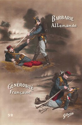 CPA Carte Postale Ancienne Patriotique - Thème Militaire - France