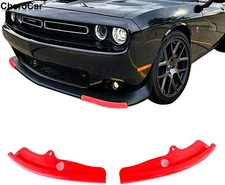 Front Bumper Lip Splitter Protector Cover for 2015+ Dodge Challenger Accessories