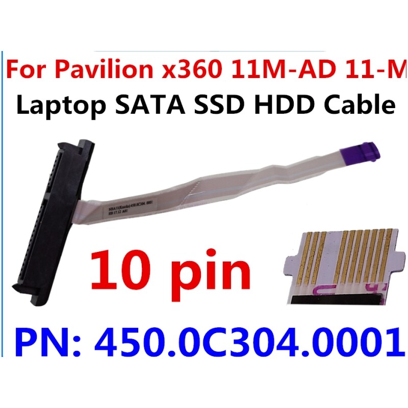 SATA SSD HDD Hard DriveCable Connector For HP Pavilion x360 11M-AD