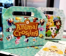 ANIMAL CROSSING gift box birthday party supplies favor centerpiece decoration
