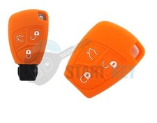 Mercedes 3tasten Schl&uuml;ssel H&uuml;lle Cover W169 W245 W203 W211 W209 W221 w639 Orange