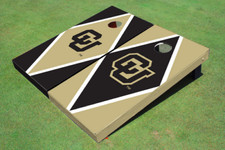 University of Colorado "CU" Alternating Diamond Cornhole Boards