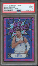 Luka Doncic 2020 Donruss Optic PINK My House /25 PSA 9 MINT