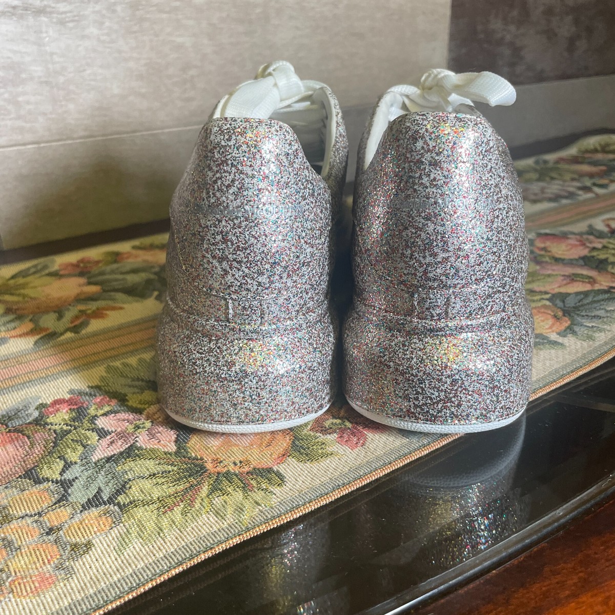 Alexander McQueen Silver Glitter Size 7 US /37 EU Women's